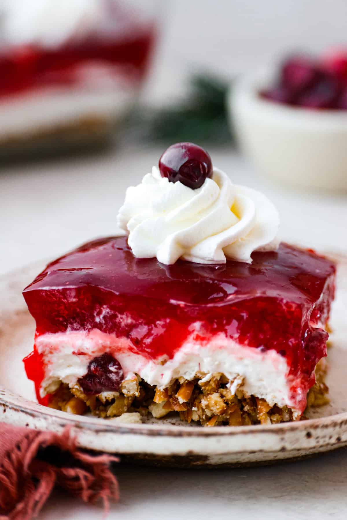 Cranberry Pretzel Salad-image