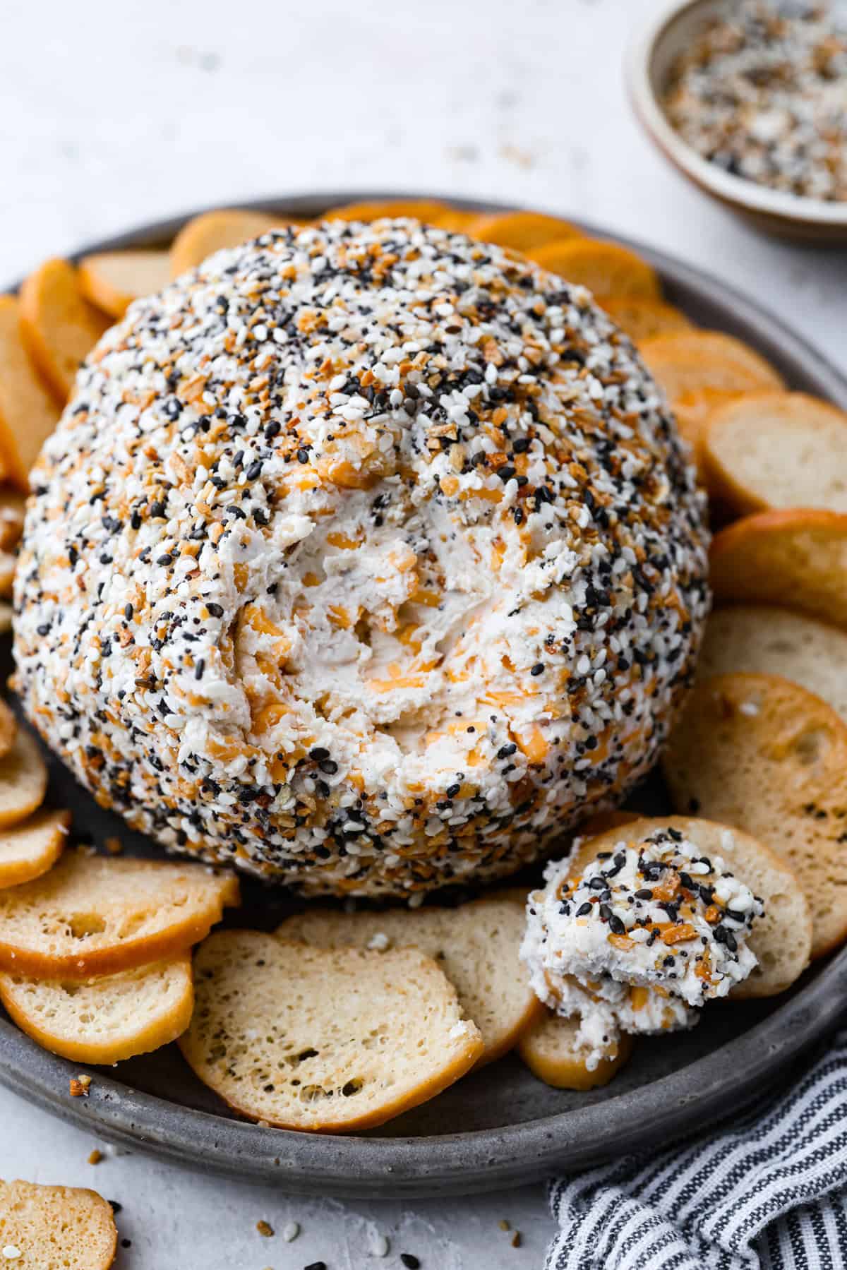 Every part Bagel Cheese Ball | The Recipe Critic