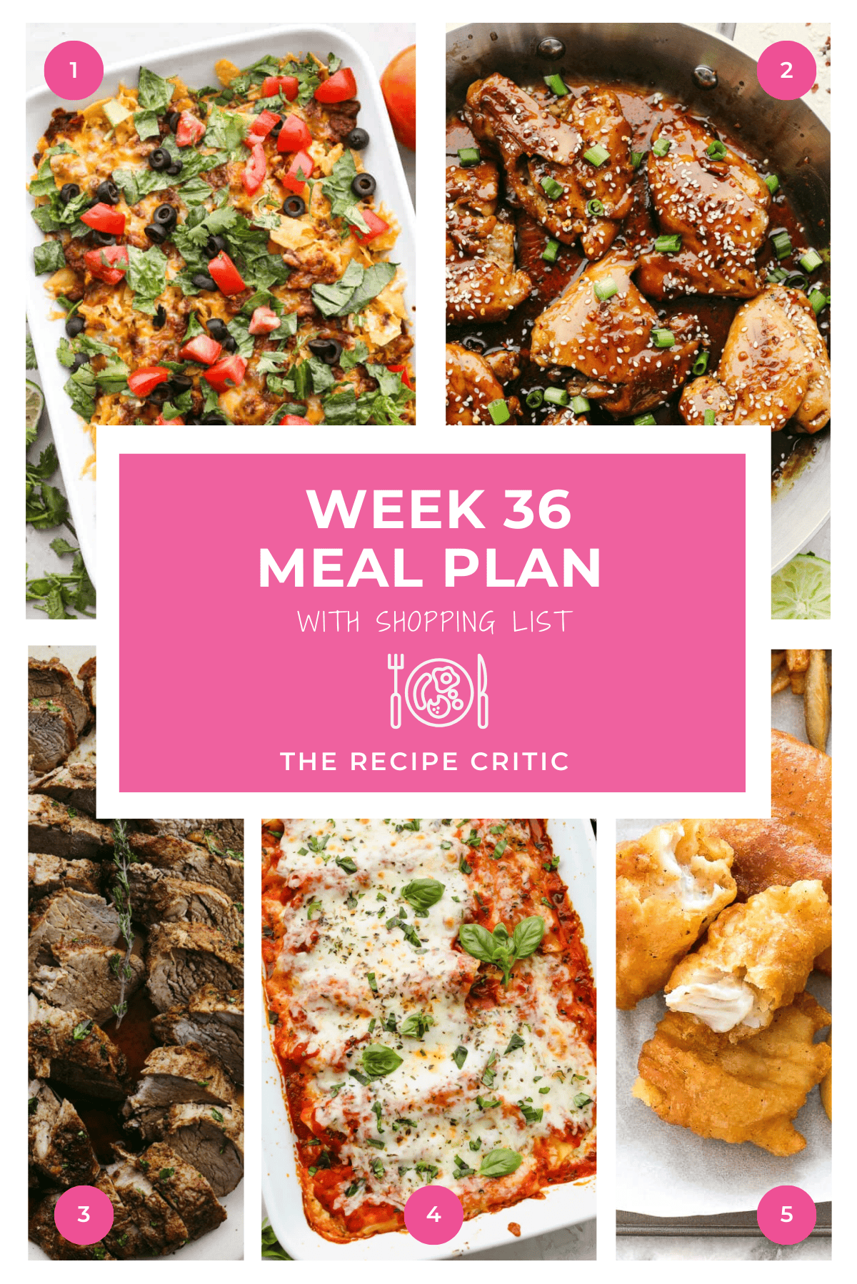 Weekly Meal Plan #36 | Recipe Critics