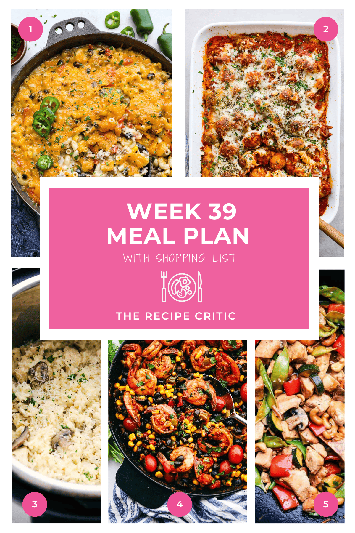 Weekly Meal Plan #39 – The Recipe Critic