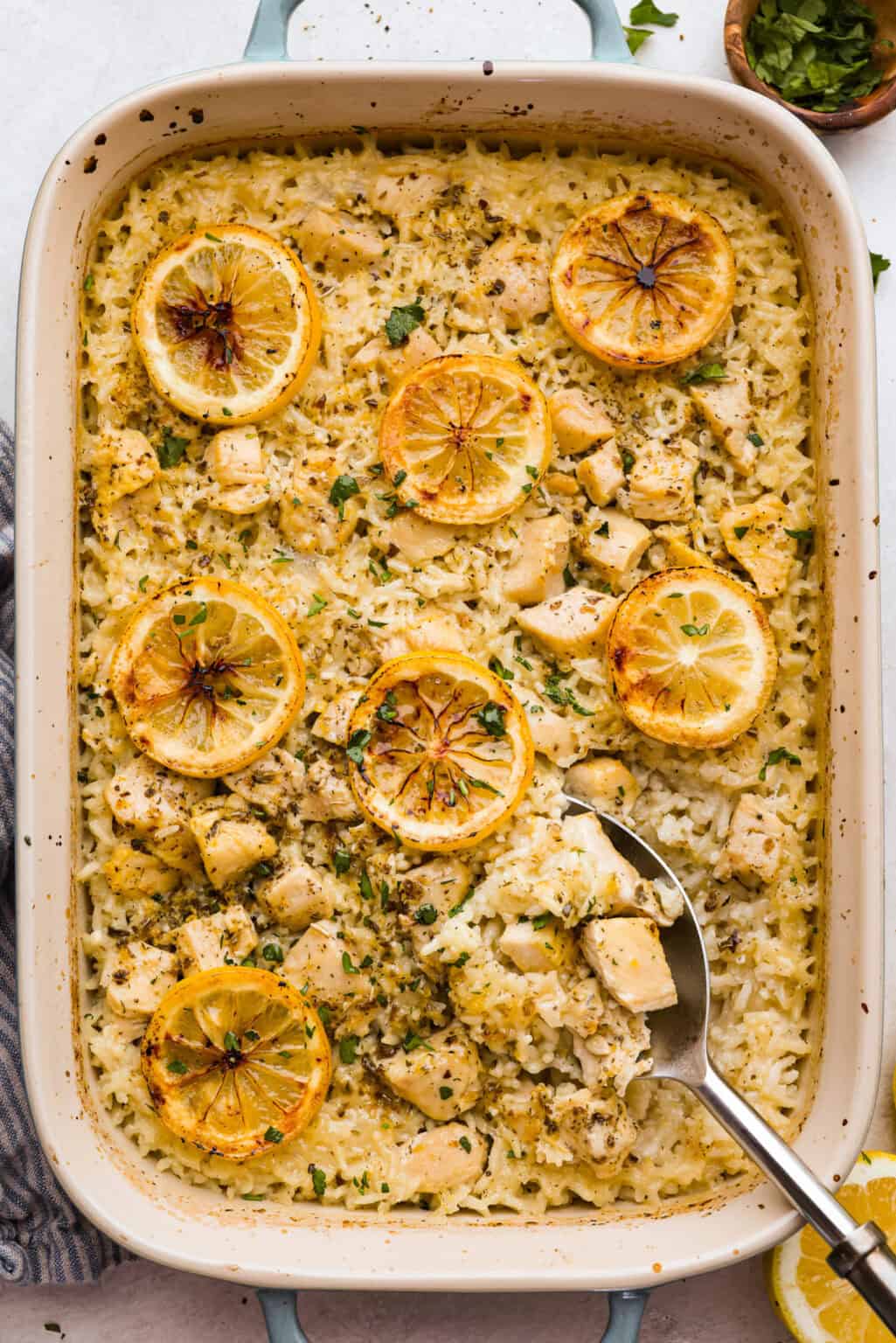 Creamy lemon chicken casserole the recipe critic