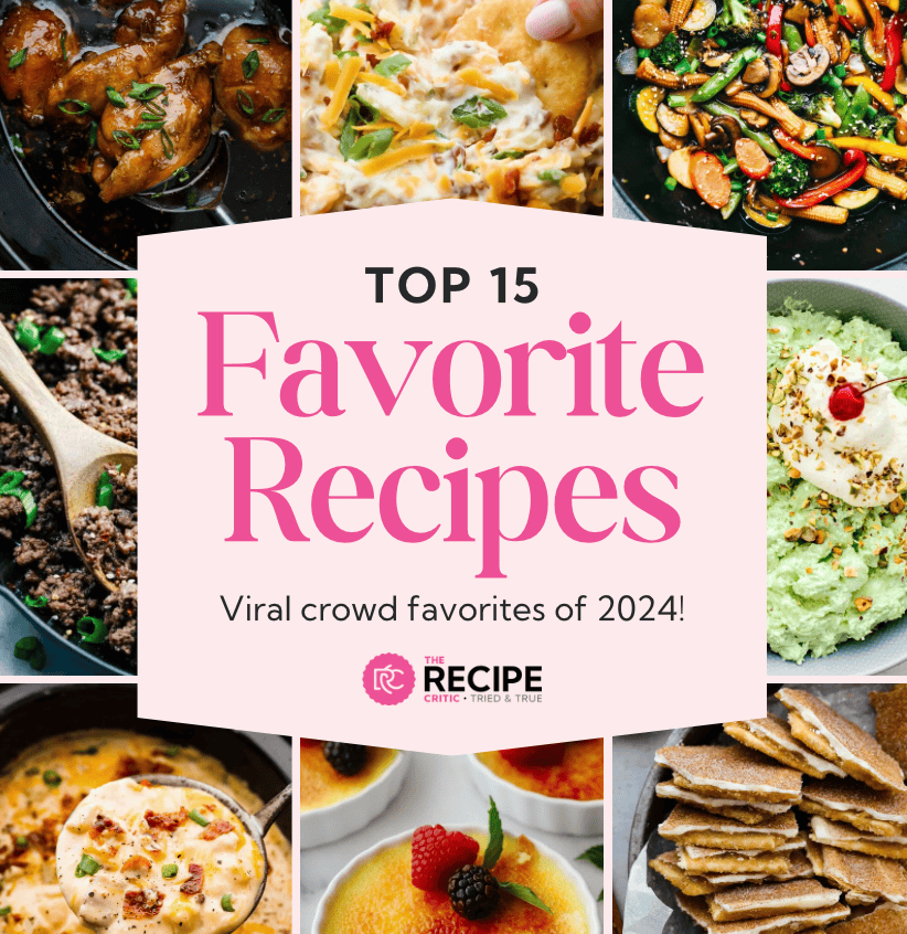 Favorite recipes ebook graphic. 