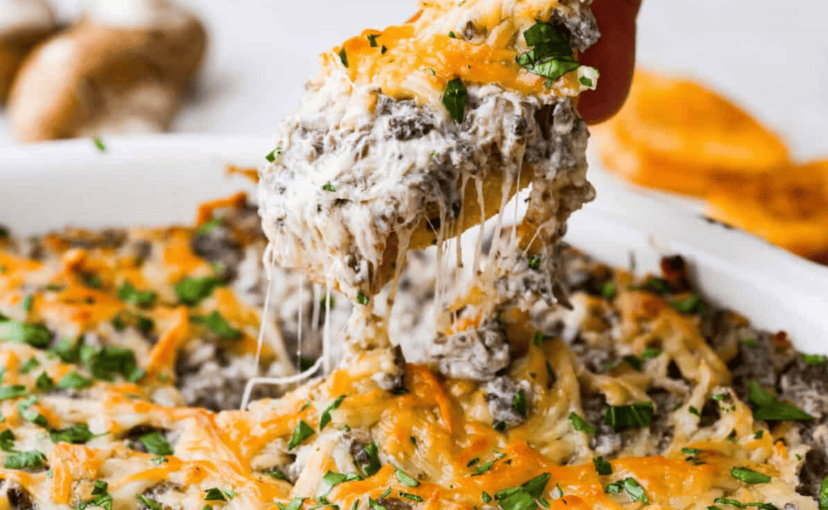 Stuffed Mushroom Dip