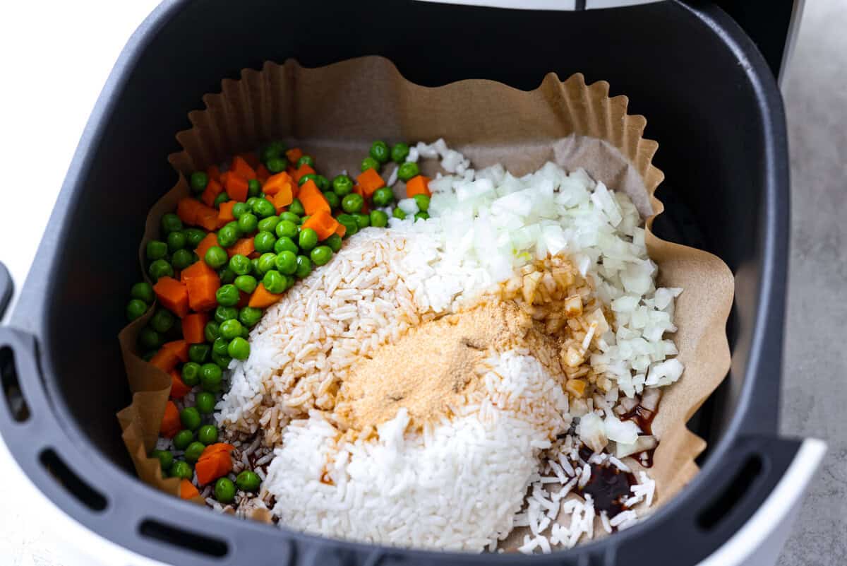 Air Fryer Fried Rice Recipe Easy Crispy Rice in Minutes | The Recipe Critic