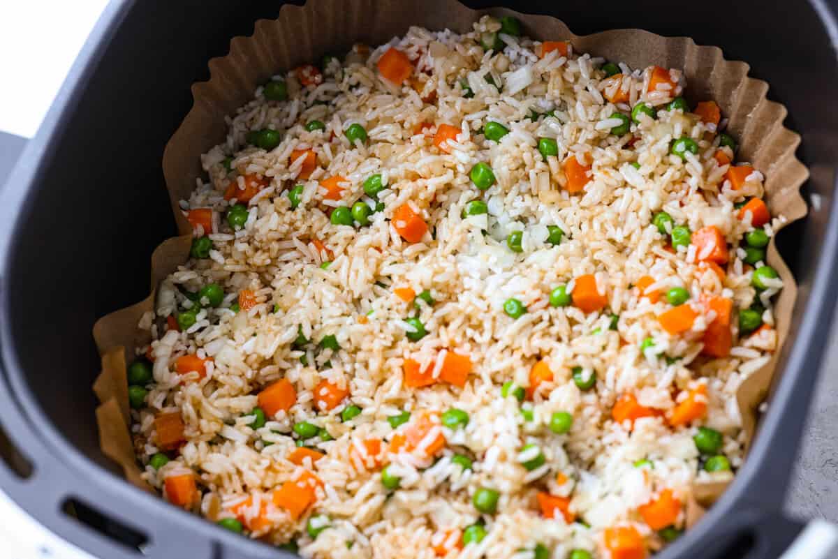 Air Fryer Fried Rice Recipe Easy Crispy Rice in Minutes | The Recipe Critic