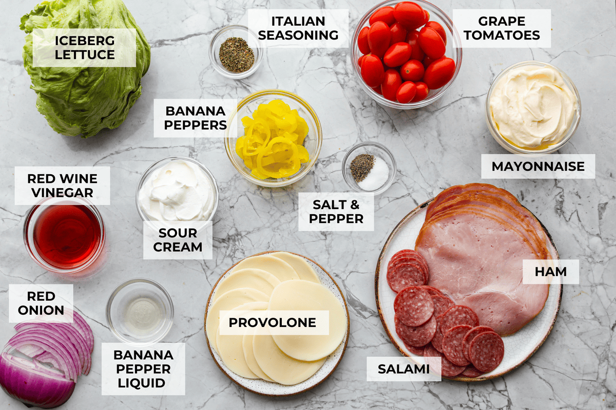 Sub Condiment List Sub in a Tub Dip Recipe | The Recipe Critic