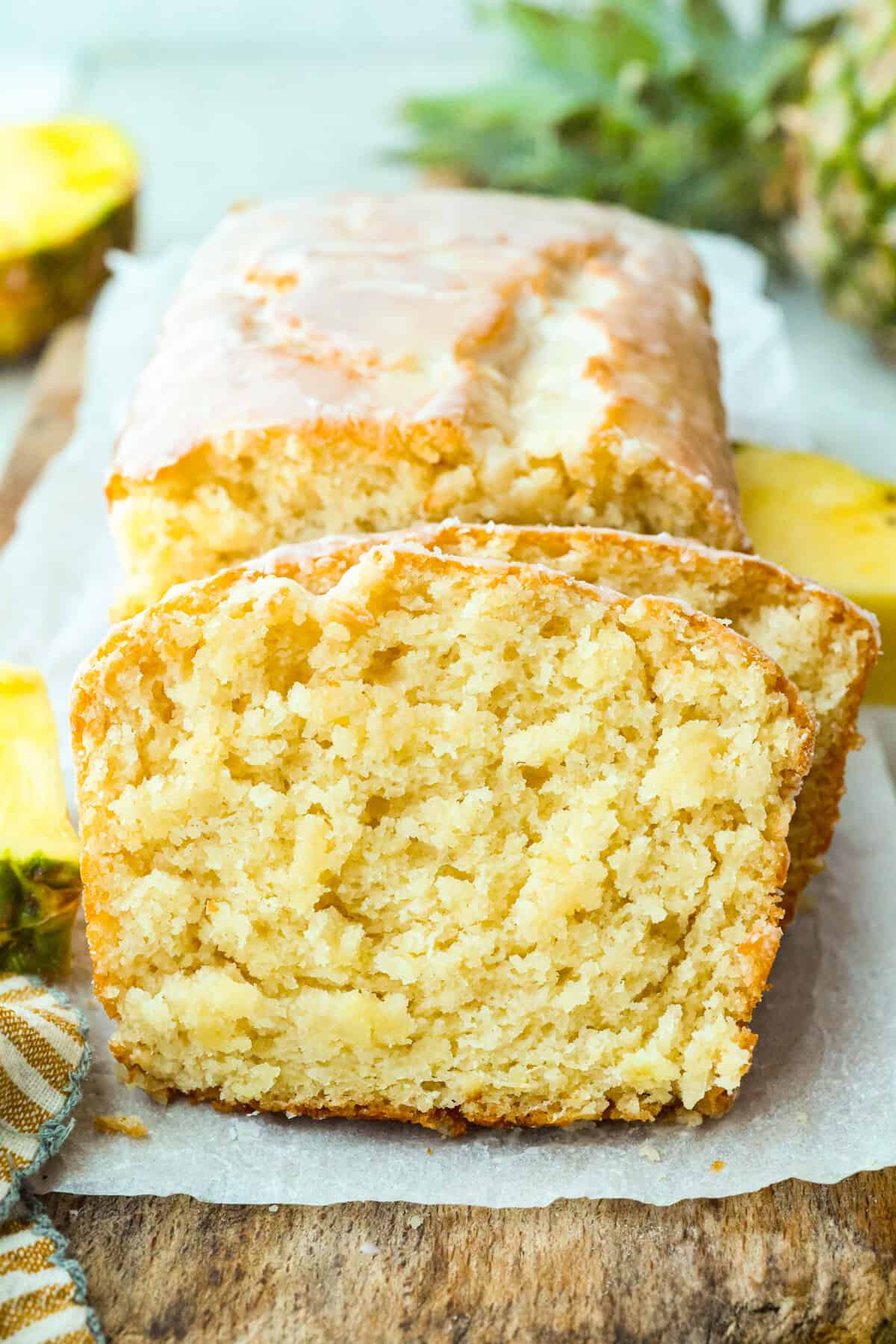 Glazed Pineapple Bread