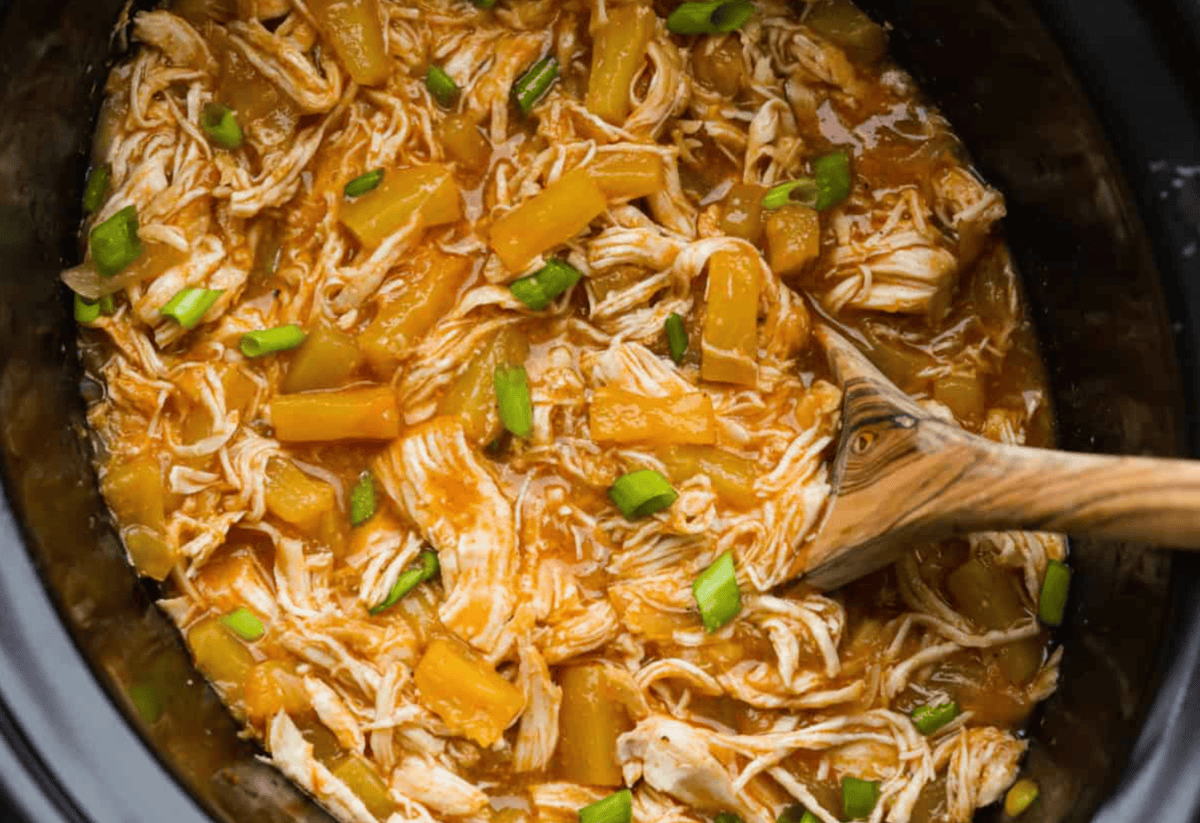 Slow Cooker Aloha Chicken