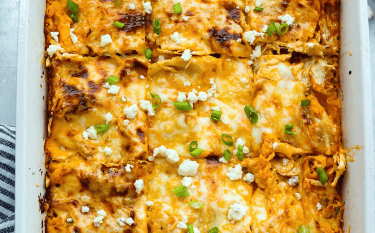 Buffalo Chicken Lasagna